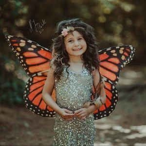 Monarch Butterfly Halloween costume wings